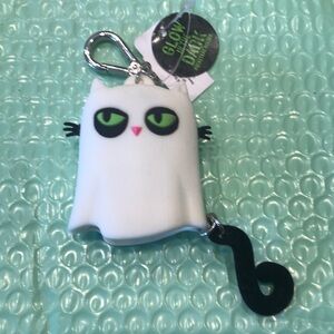 👻 🐈‍⬛ VERY RARE BBW BATH & BODY WORKS HALLOWEEN GHOST CAT POCKETBAC HOLDER
